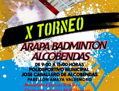 10ª edición del torneo popular Arapa Bádminton